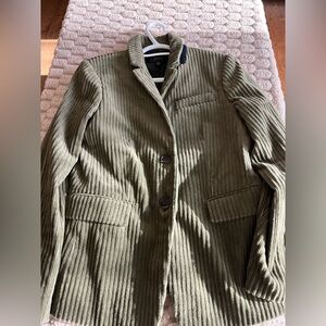 J.Crew Sage Green Corduroy Blazer, size 8